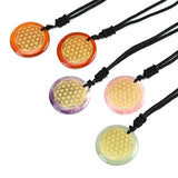 Flower of Life Pendant Crystal Orgone Necklace