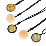 Flower of Life Pendant Crystal Orgone Necklace