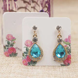Flower Series Jewelry Set Cards Necklace Earring/Bracelet Display Card
