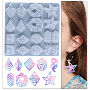 Flower Earring Silicone Mold for Resin Epoxy DIY Craft