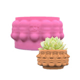 Flowerpot Dish Storage Mold Trinket Dish Tray DIY Home Decor Mold