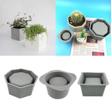 Flowerpot Epoxy Resin Mold Plant Pot Silicone Mould DIY Crafts Concrete Clay