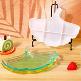 Resin Flowerpot Mold DIY Tray Silicone Mold Leaf Jewelry Plate Dish Mold