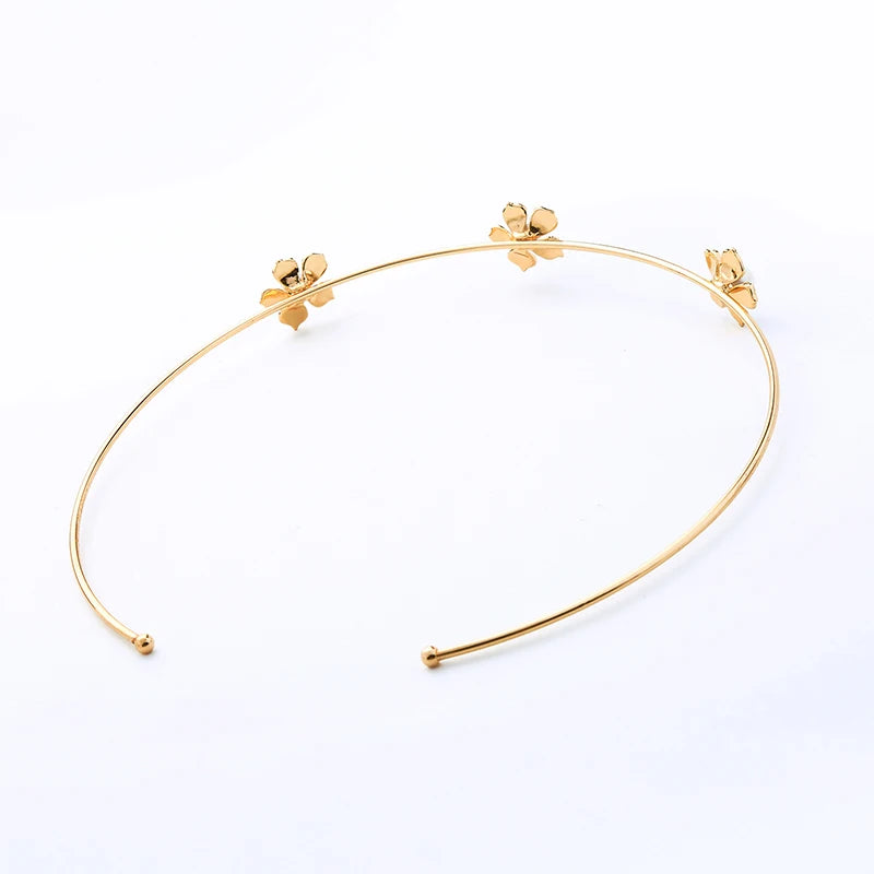 Flower Choker Necklace for Women Jewelry