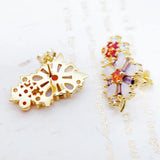 Colourful Stone Studs Earrings, Handcrafted Yellow Jewelry, 925 Sterling Silver