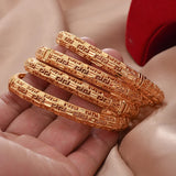 Floral Arab Bangles for Women Girls Africa Gift