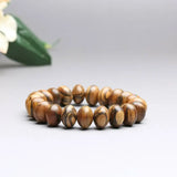 Nanmu Wood Drum Beads Amulet Bracelet