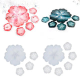 Flowers Silicone Coaster - Clear Epoxy for Casting with Resin, Concrete, Cement
