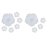 Flowers Silicone Coaster - Clear Epoxy for Casting with Resin, Concrete, Cement