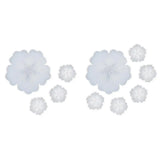 Flowers Silicone Coaster - Clear Epoxy for Casting with Resin, Concrete, Cement