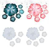 Flowers Silicone Coaster - Clear Epoxy for Casting with Resin, Concrete, Cement