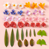 Camellia Flower Petals Hairpin Earrings DIY Jewelry Materials