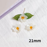 Camellia Flower Petals Hairpin Earrings DIY Jewelry Materials