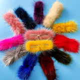Mink Plush Ball Hairpin Headgear Corsage DIY Accessories