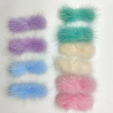 Mink Plush Ball Hairpin Headgear Corsage DIY Accessories