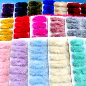 Mink Plush Ball Hairpin Headgear Corsage DIY Accessories