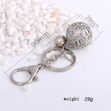 Real Rabbit Fur Keychain Pompom Ball Key Ring Holder Charm Gift