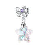 Fluorescent Crystal Star Pendant DIY Jewelry Necklace