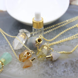 Fluorite/Agate/Australian Jades/Sodalite Perfume Bottle Pendant