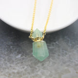 Fluorite/Agate/Australian Jades/Sodalite Perfume Bottle Pendant