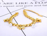 Stainless Steel Butterfly Charm Bracelet for Women