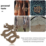 Dragon Charm Dream Catcher Necklace Clavicle Chain Men Women Girls