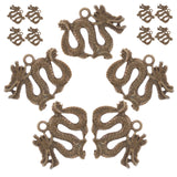 Dragon Charm Dream Catcher Necklace Clavicle Chain Men Women Girls