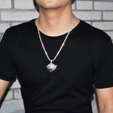 Flying Ghost Hip Hop Pendant Bling Men's Necklace