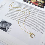 Moon 925 Sterling Silver Necklace For Women Fine Jewelry