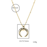 Moon 925 Sterling Silver Necklace For Women Fine Jewelry