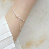 925 Silver Bamboo Car Flower Bucket Bracelet