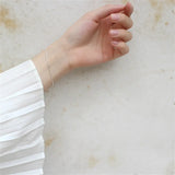 925 Silver Bamboo Car Flower Bucket Bracelet