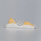 Mountain Sea 925 Sterling Silver Necklace For Women Fine Jewelry