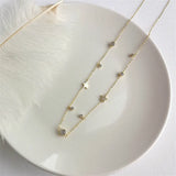 18k Real 925 Sterling Silver Necklace For Women