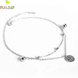 925 Sterling Silver Anklet For Women Chain Leg Fine Jewelry Anklets