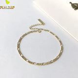 18k Light Chain 925 Sterling Silver Bracelets For Women