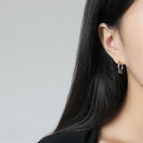 925 Sterling Silver Statement Ball Hoop Earrings for Women