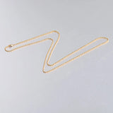 1.5mm Ball Bead Chain Necklace Steel Rose Stainless DIY 20'' 10piece/lot