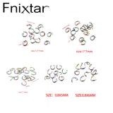 Rainbow Stainless Steel Jump Ring 100pcs/lot
