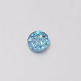 100Pcs 6mm Candy Glitter Rhinestones Round Disc Jewelry Finding Accessories