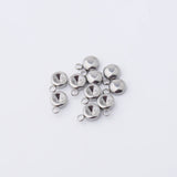 Fnixtar 100Pcs/Lot Stainless Steel Charms for Necklace Pendant Jewelry