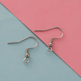 100pcs Stainless Steel Earring Hooks Hypoallergenic DIY Jewelry
