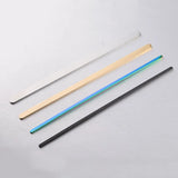 Fnixtar 10Pcs 160mm DIY Cuff Bangle Material Stainless Steel Blank Strips