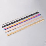 Fnixtar 10Pcs 160mm DIY Cuff Bangle Material Stainless Steel Blank Strips