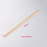 Fnixtar 10Pcs 160mm DIY Cuff Bangle Material Stainless Steel Blank Strips