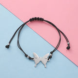 Fnixtar 10pcs Friendship Couple Stainless Steel Charm Bracelet