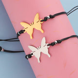 Fnixtar 10pcs Friendship Couple Stainless Steel Charm Bracelet
