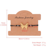 Fnixtar 10pcs Friendship Couple Stainless Steel Charm Bracelet