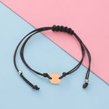 Fnixtar 10pcs Stainless Steel Round Blanks Tags Charms Rope Bracelets