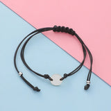 Fnixtar 10pcs Stainless Steel Round Blanks Tags Charms Rope Bracelets
